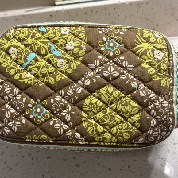 Vera Bradley Bluebird Sitting in a Tree top handle Purse drawstring closure EUC - Picture 6 of 9
